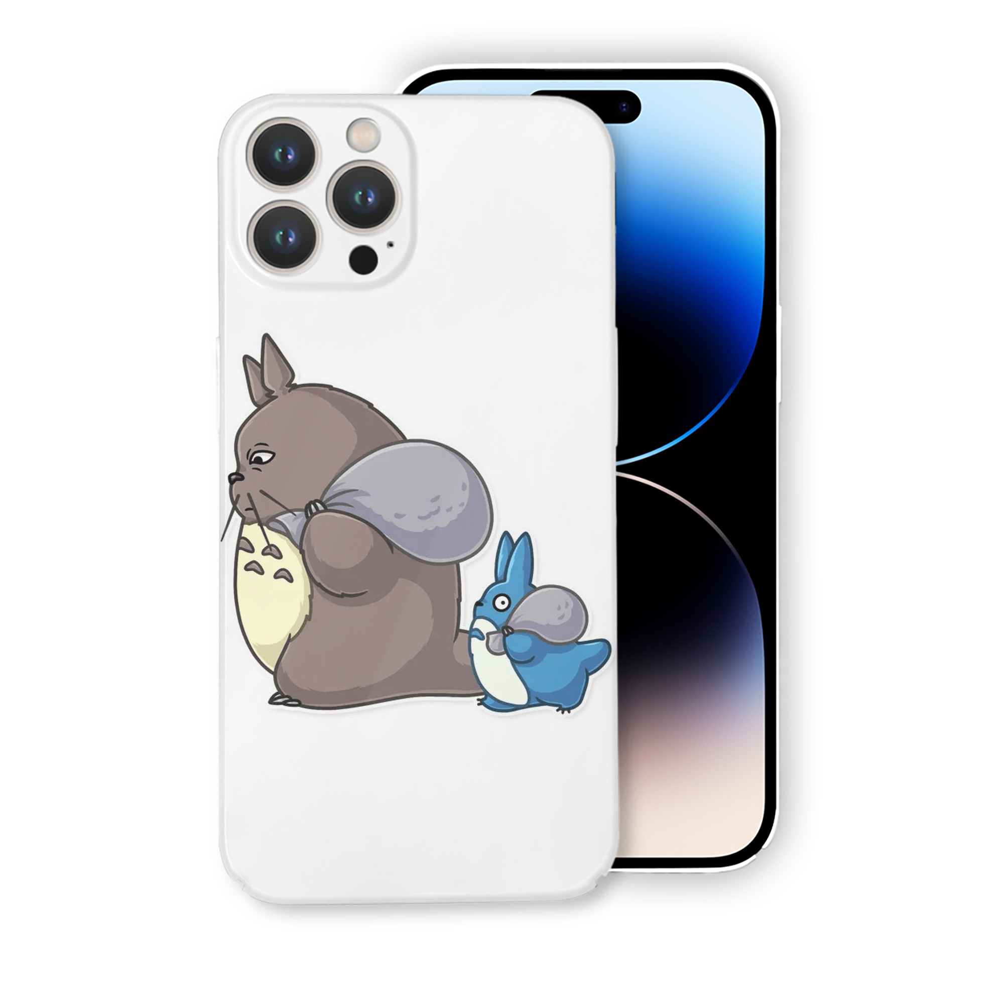 （画像用） となりのトトロ 草壁メイ 草壁サツキ My Neighbor Totoro Satsuki Kusakabe Mei Kusakabe 【iPhone 14シリーズ対応】ハードケース